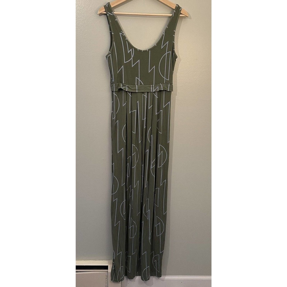 Bel Kazan Geometric Maxi Sun Dress Handmade Small/Medium Ethically Made
